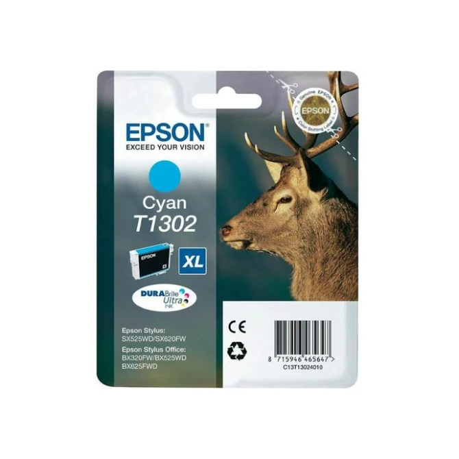 Epson T1302 Inktcartridge Cyaan