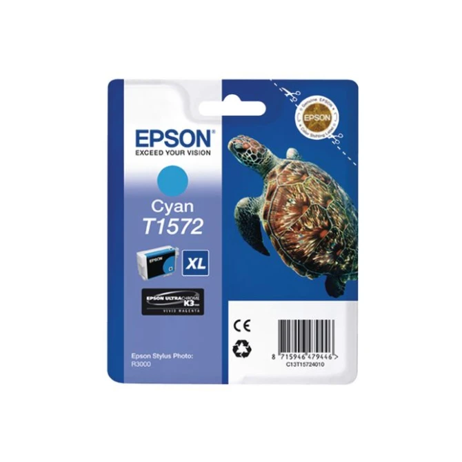 Epson T1572 Inktcartridge Cyaan