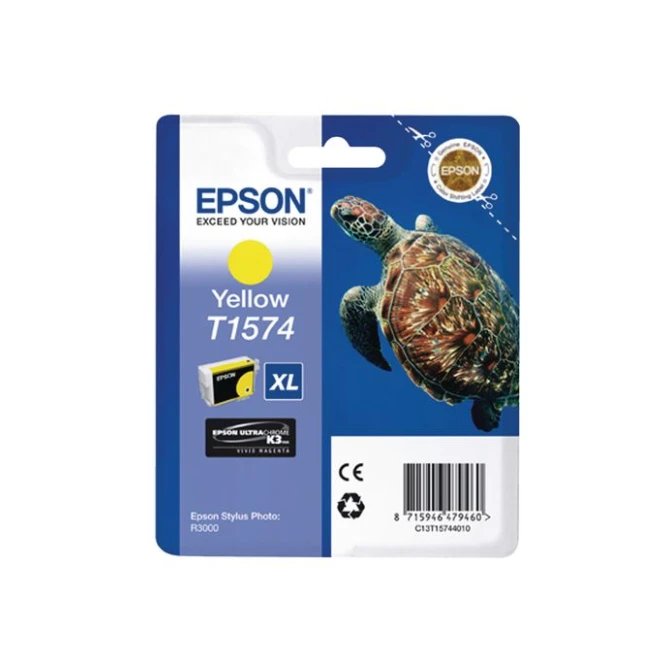 Epson T1574 Inktcartridge Geel