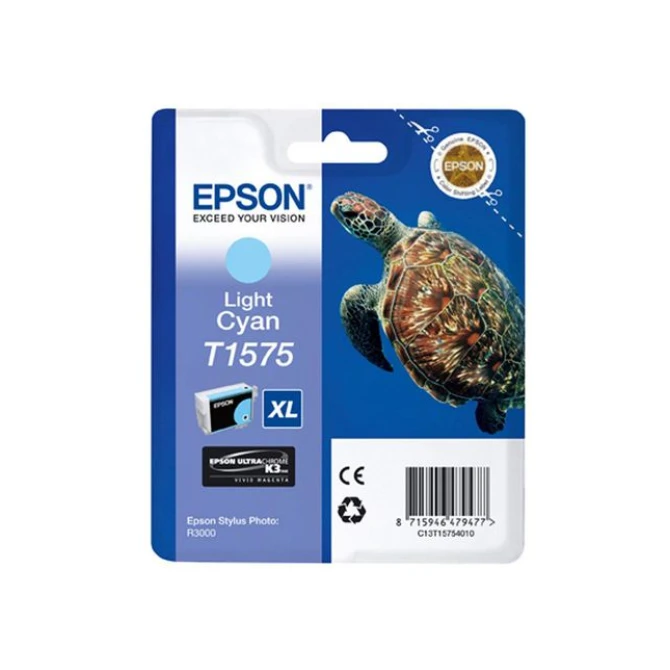 Epson T1575 Inktcartridge Licht cyaan
