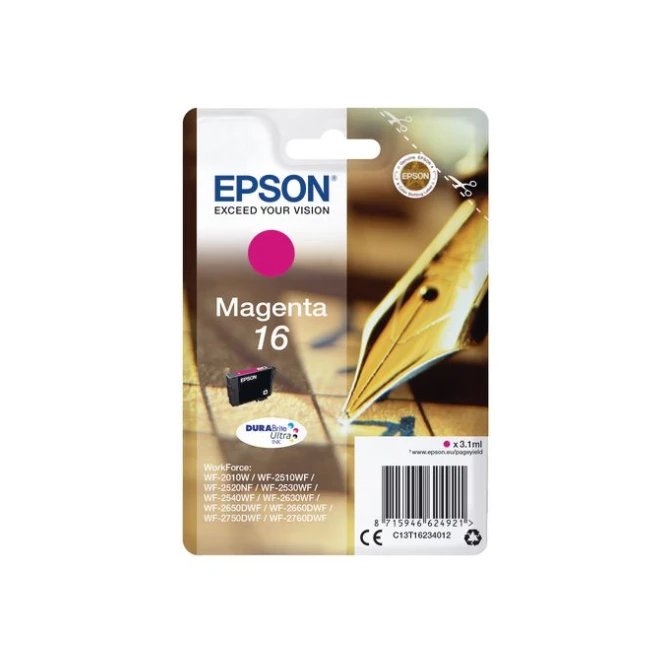 Epson T1623 Inktcartridge Magenta Epson T1623 Inktcartridge Magenta