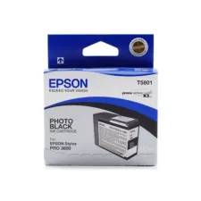 Epson T5801 Inktcartridge Foto zwart Epson T5801 Inktcartridge Foto zwart