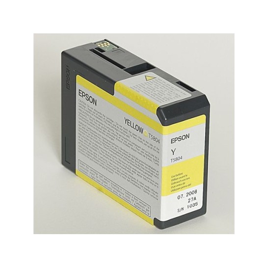 Epson T5804 Inktcartridge Geel