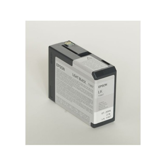 Epson T5807 / C13T580700 Inktcartridge Licht zwart