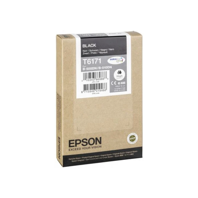 Epson T6171 Inktcartridge Hoog Capaciteit Zwart