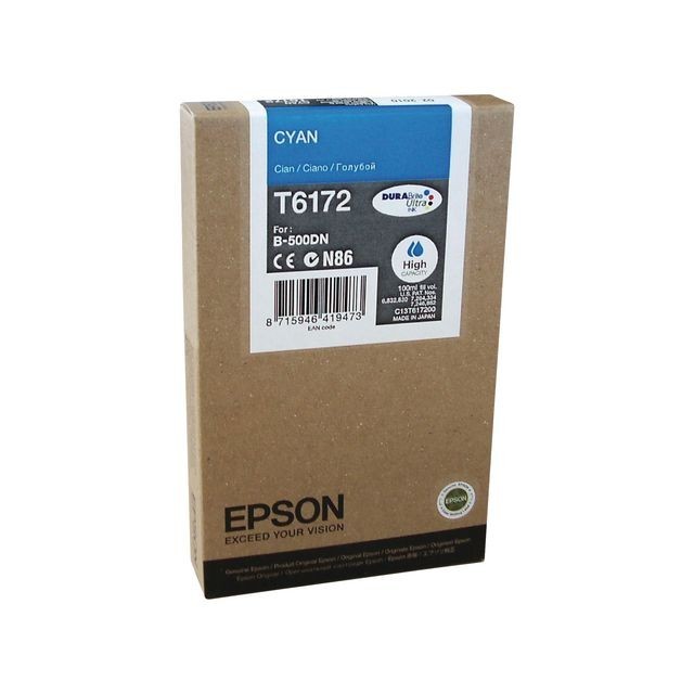 Inkjet Epson T6172 cyaan HC