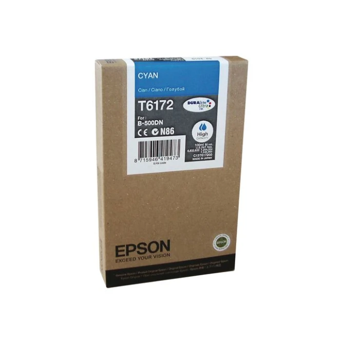 Epson T6172 Inktcartridge Hoog Capaciteit Cyaan