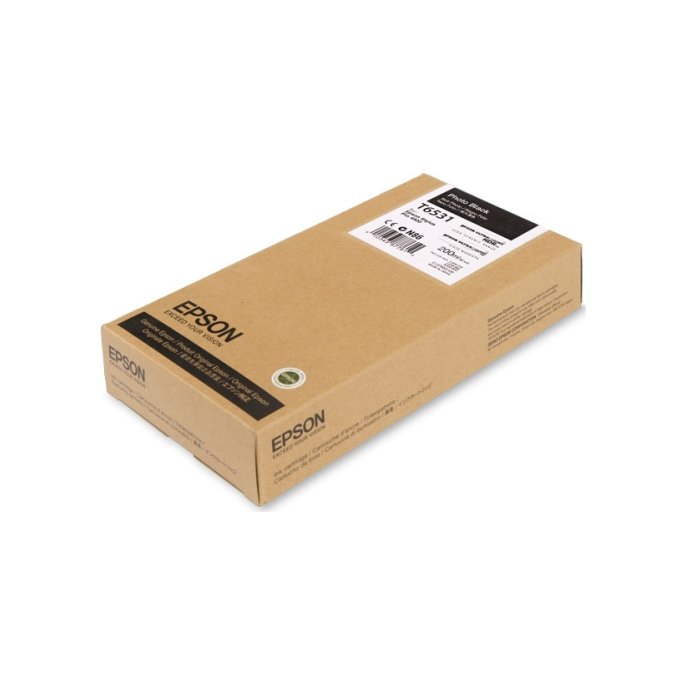 Epson T653100 / C13T653100 Inktcartridge. Foto zwart Epson T653100 / C13T653100 Inktcartridge. Foto zwart