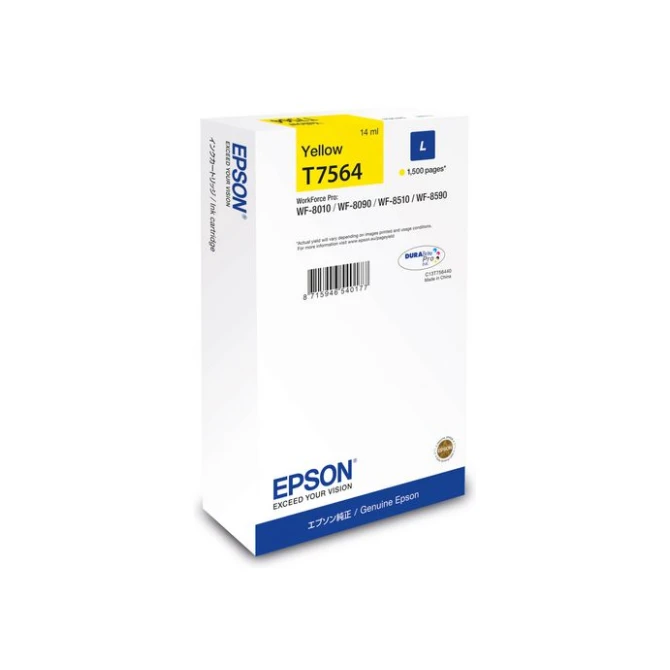 Epson T7564 Inktcartridge Geel