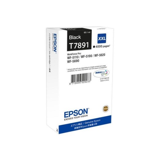 Epson T7891 Inktcartridge Zwart