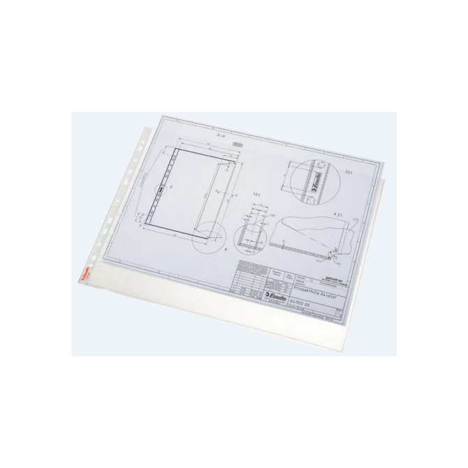 ESSELTE A3 Showtas PP 75 micron 11-gaats transparant (pak 50 stuks)