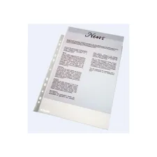 ESSELTE A4 Showtas PP 60 micron 11-gaats Transparant (pak 100 stuks) ESSELTE A4 Showtas PP 60 micron 11-gaats Transparant (pak 100 stuks)