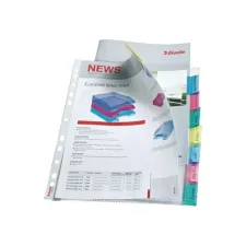 ESSELTE A4 Showtas met 8 Venstertabs PP 80 micron 11-gaats Transparant (set 8 stuks) ESSELTE A4 Showtas met 8 Venstertabs PP 80 micron 11-gaats Transparant (set 8 stuks)