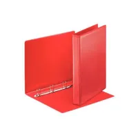ESSELTE Panorama Ringband A4 319 x 260 x 44 mm 4-rings D-mechaniek 25 mm PP Rood (doos 10 stuks) ESSELTE Panorama Ringband A4 319 x 260 x 44 mm 4-rings D-mechaniek 25 mm PP Rood (doos 10 stuks)
