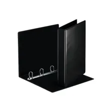 ESSELTE Presentatieringband A4 PP 30 mm 4 rings Zwart