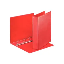 ESSELTE Ringband A4 319 x 275 x 62 mm 4-rings D-mechaniek 40 mm PP Rood (doos 10 stuks) ESSELTE Ringband A4 319 x 275 x 62 mm 4-rings D-mechaniek 40 mm PP Rood (doos 10 stuks)