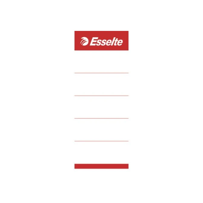 ESSELTE Rugetiketten kort insteek breedte 50 x 158 mm wit (pak 100 stuks) ESSELTE Rugetiketten kort insteek breedte 50 x 158 mm wit (pak 100 stuks)