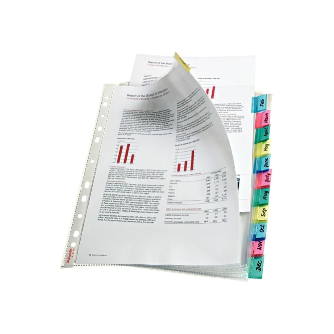 Esselte Showtas Esselte A4 11r pp tab/set 12