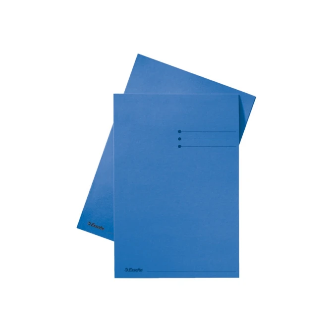 ESSELTE Vouwmap bedrukt A4 180 g/m² blauw (pak 100 stuks) ESSELTE Vouwmap bedrukt A4 180 g/m² blauw (pak 100 stuks)