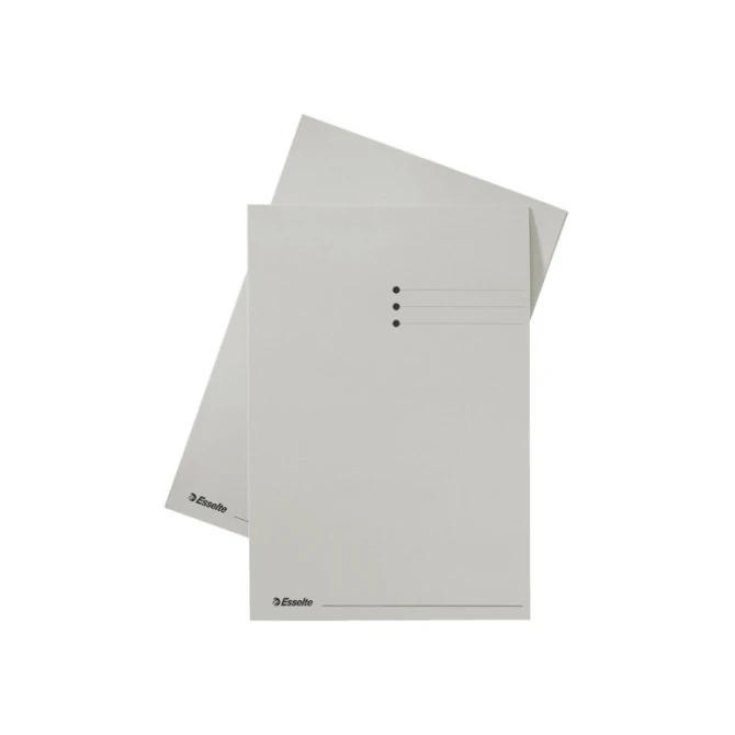ESSELTE Vouwmap bedrukt A4 180 g/m² grijs (pak 100 stuks) ESSELTE Vouwmap bedrukt A4 180 g/m² grijs (pak 100 stuks)