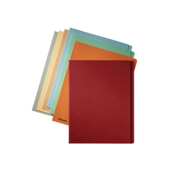 ESSELTE Vouwmap onbedrukt Premium A4 275 g/m² blauw (pak 100 stuks)