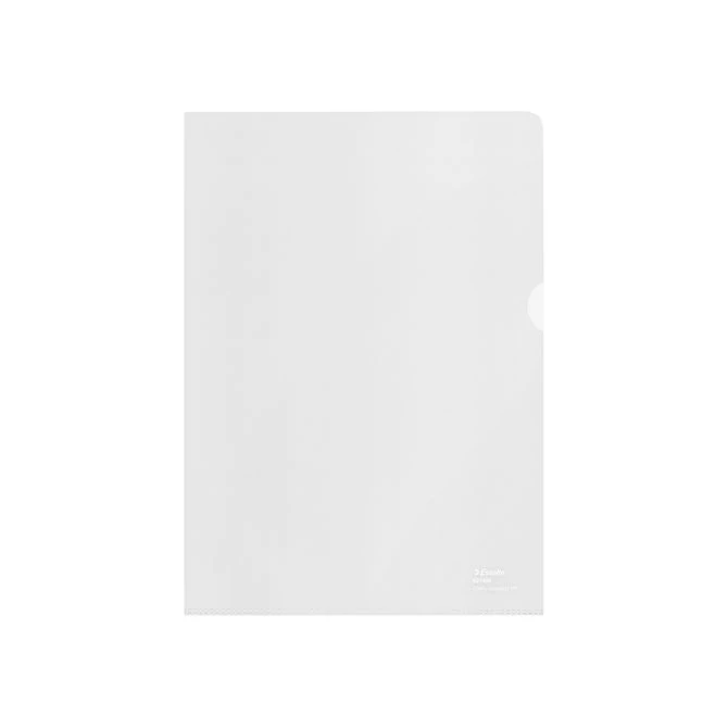 ESSELTE Zichtmap L-Model A4 Generfd PP 100% Gerecycled Transparant (pak 100 stuks)