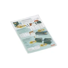 ESSELTE Zichtmap U-Model A4 Glad PP 11 micron Transparant (doos 100 stuks) ESSELTE Zichtmap U-Model A4 Glad PP 11 micron Transparant (doos 100 stuks)