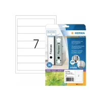 HERMA 10745 Ordneretiketten 192x38mm wit (140 stuks) HERMA 10745 Ordneretiketten 192x38mm wit (140 stuks)