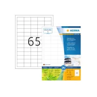 HERMA 10725 Etiket 38.1x21.2mm wit (5200 stuks) HERMA 10725 Etiket 38.1x21.2mm wit (5200 stuks)