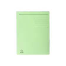 Exacompta 3-Klepsmap A4 280 g/m² Gerecycled karton Grasgroen Exacompta 3-Klepsmap A4 280 g/m² Gerecycled karton Grasgroen