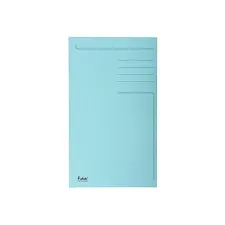 EXACOMPTA 3-Klepsmap Folio 280 g/m² Gerecycled karton Blauw (pak 50 stuks) EXACOMPTA 3-Klepsmap Folio 280 g/m² Gerecycled karton Blauw (pak 50 stuks)