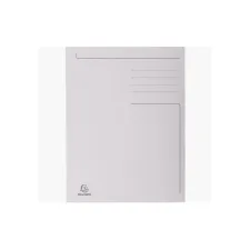 EXACOMPTA 3-Klepsmap Folio 280 g/m² Gerecycled karton Grijs (pak 50 stuks) EXACOMPTA 3-Klepsmap Folio 280 g/m² Gerecycled karton Grijs (pak 50 stuks)