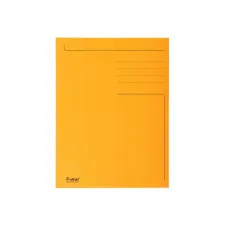 EXACOMPTA 3-Klepsmap Folio 280 g/m² Gerecycled karton Oranje (pak 50 stuks) EXACOMPTA 3-Klepsmap Folio 280 g/m² Gerecycled karton Oranje (pak 50 stuks)