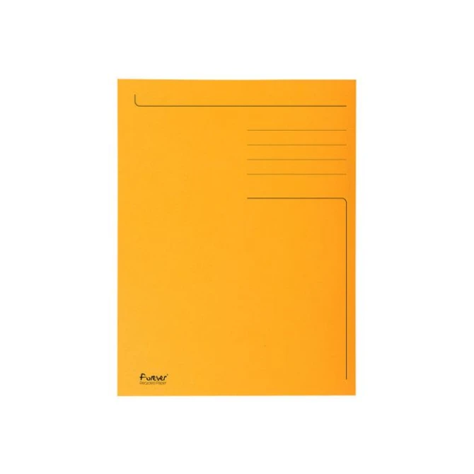 EXACOMPTA 3-Klepsmap Folio 280 g/m² Gerecycled karton Oranje (pak 50 stuks) EXACOMPTA 3-Klepsmap Folio 280 g/m² Gerecycled karton Oranje (pak 50 stuks)