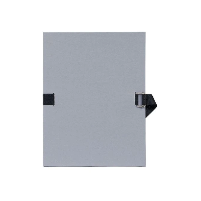 EXACOMPTA A4 Bestandsmap met Sluiting Uittrekbare Rug 320 x 240 x 120 mm Grijs (doos 10 stuks)