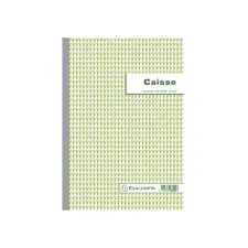 EXACOMPTA Caisse Kasboek A4 Frans 50 vel Groen (pak 5 stuks) EXACOMPTA Caisse Kasboek A4 Frans 50 vel Groen (pak 5 stuks)