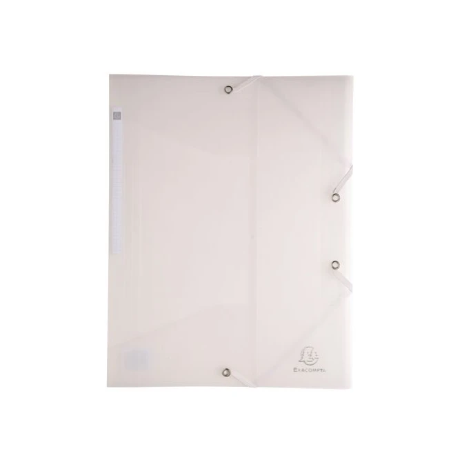 EXACOMPTA Chromaline 3-Kleps Elastomap A4 PP Wit Transparant EXACOMPTA Chromaline 3-Kleps Elastomap A4 PP Wit Transparant