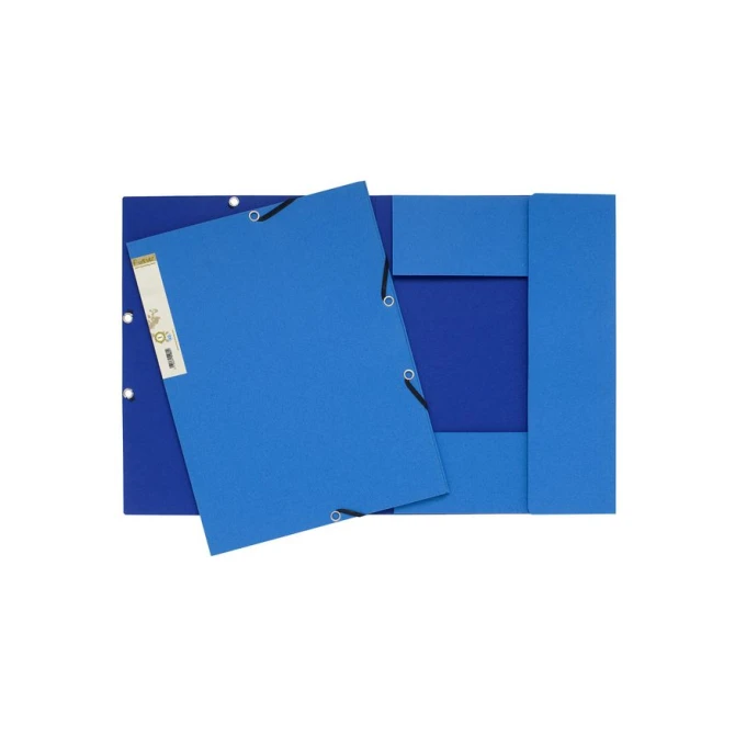 EXACOMPTA Elastomap Forever 2-kleurig karton A4 380 g/m² blauw (pak 25 stuks)