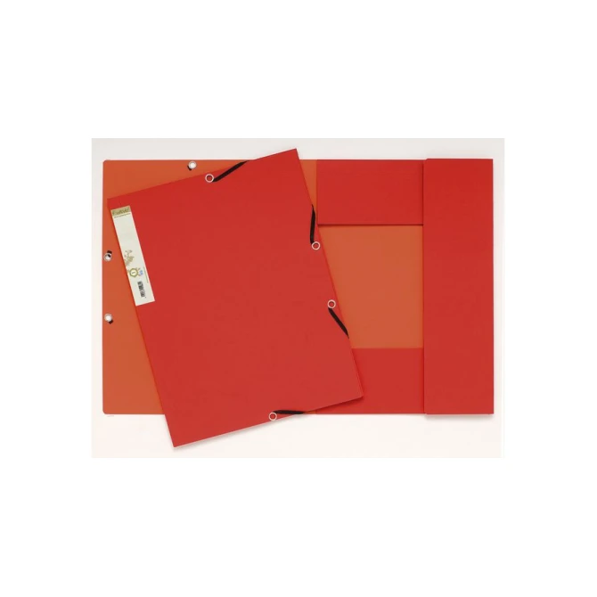 EXACOMPTA Elastomap Forever 2-kleurig karton A4 380 g/m² rood/oranje (pak 25 stuks)