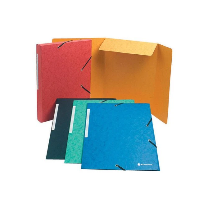 EXACOMPTA Elastomap Nature Future gekorreld glanskarton A4 600 g/m² assorti (pak 25 stuks)
