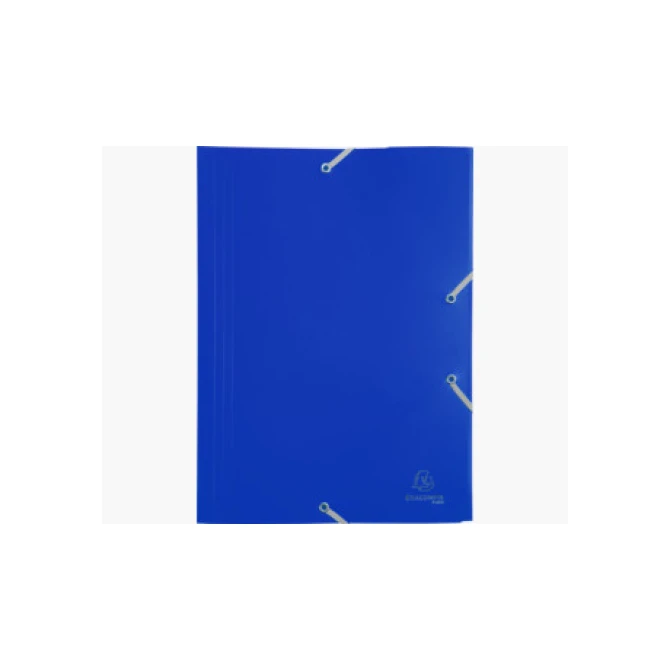 EXACOMPTA Elastomap kunststof 1-150 vel blauw EXACOMPTA Elastomap kunststof 1-150 vel blauw