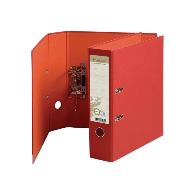 EXACOMPTA Forever Ordner A4 Rugbreedte 80 mm Karton Rood met Oranje EXACOMPTA Forever Ordner A4 Rugbreedte 80 mm Karton Rood met Oranje