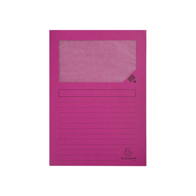 EXACOMPTA Forever Venstermap L-Model A4 120 g/m² Fuchsia (pak 100 stuks)