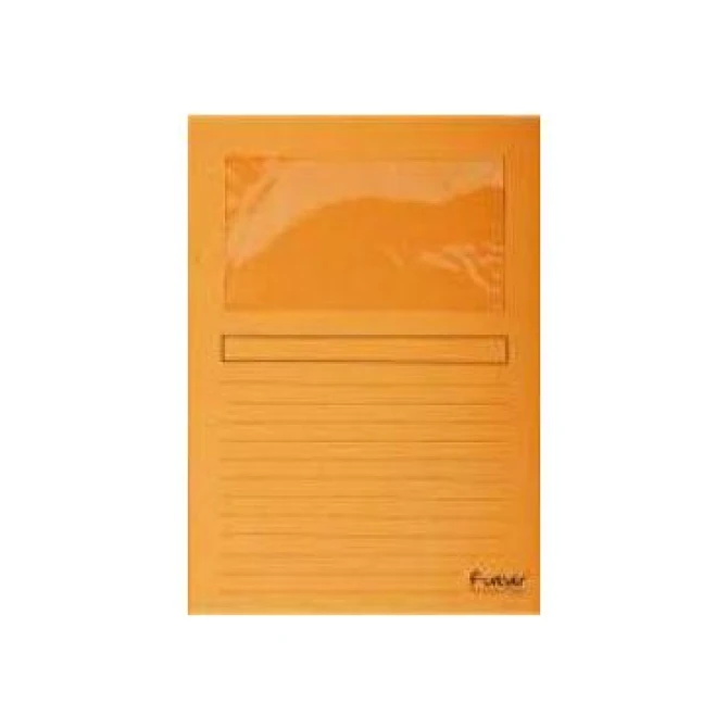EXACOMPTA Forever Venstermap L-Model A4 120 g/m² Oranje (pak 100 stuks) EXACOMPTA Forever Venstermap L-Model A4 120 g/m² Oranje (pak 100 stuks)