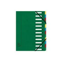 EXACOMPTA HARMONIKA Voorordner Met Uitrekbare Rug Karton 12 indelingen Groen EXACOMPTA HARMONIKA Voorordner Met Uitrekbare Rug Karton 12 indelingen Groen