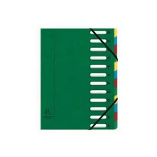 EXACOMPTA HARMONIKA Voorordner Met Uitrekbare Rug Karton 12 indelingen Groen EXACOMPTA HARMONIKA Voorordner Met Uitrekbare Rug Karton 12 indelingen Groen