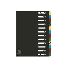 Exacompta HARMONIKA Voorordner Met Uitrekbare Rug. Karton. 12 indelingen. Zwart