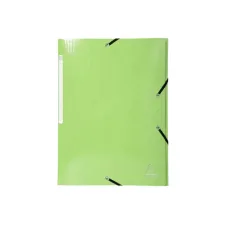EXACOMPTA Iderama-map 3 kleppen hoekelastieken A4 300 vel 240 x 320 mm karton met polypropyleen limoengroen (doos 25 stuks) EXACOMPTA Iderama-map 3 kleppen hoekelastieken A4 300 vel 240 x 320 mm karton met polypropyleen limoengroen (doos 25 stuks)
