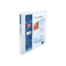 EXACOMPTA KreaCover Presentatieringband A4 Maxi Ringcapaciteit 25 mm 4 rings Wit