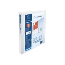 EXACOMPTA KreaCover Presentatieringband A4 Maxi Ringcapaciteit 30 mm 4 rings Wit
